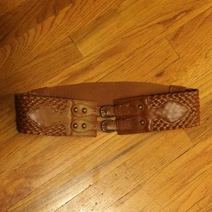 Faux Leather Waist Belt